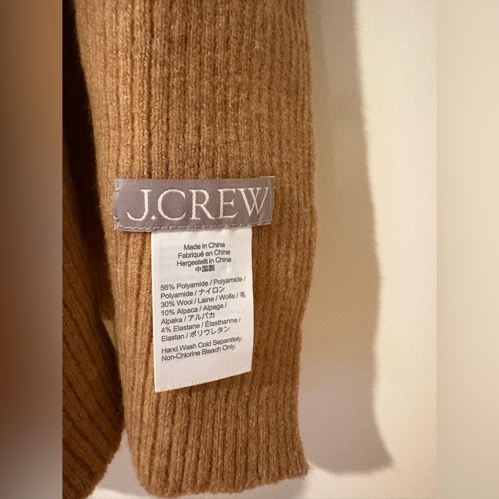 J.Crew Ribbed Scarf - Camel - Picture 2 of 4